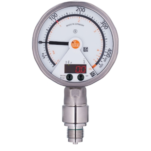 德國(guó)IFM易福門帶模擬顯示屏的齊平式壓力傳感器PG2439 PG-1-1-REB12-MFRKG/US/ /P