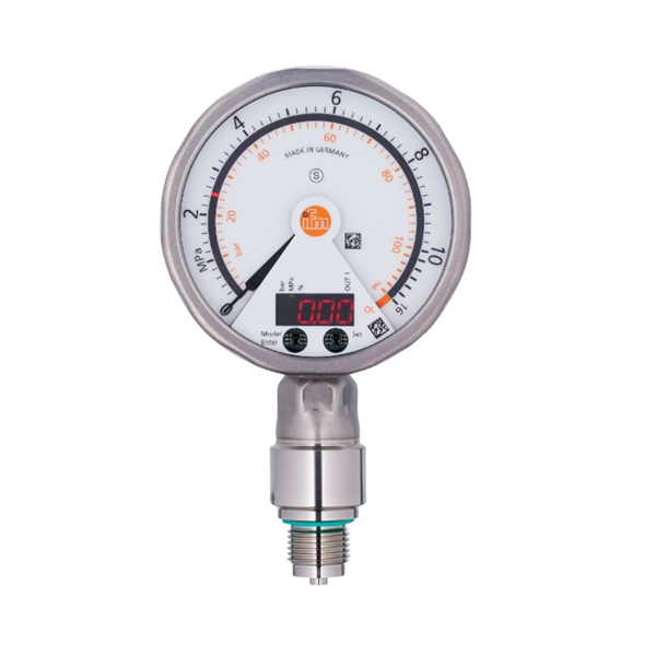 德國(guó)IFM易福門帶模擬顯示屏的齊平式壓力傳感器PG2439 PG-1-1-REB12-MFRKG/US/ /P